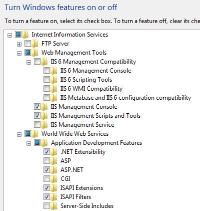 IIS Installation