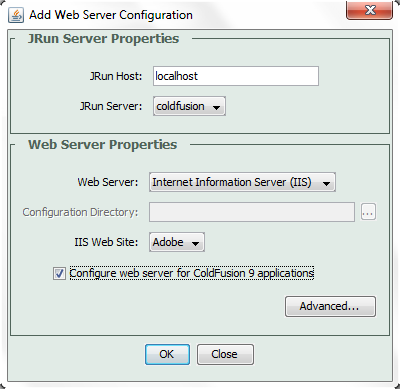 ColdFusion Configuration